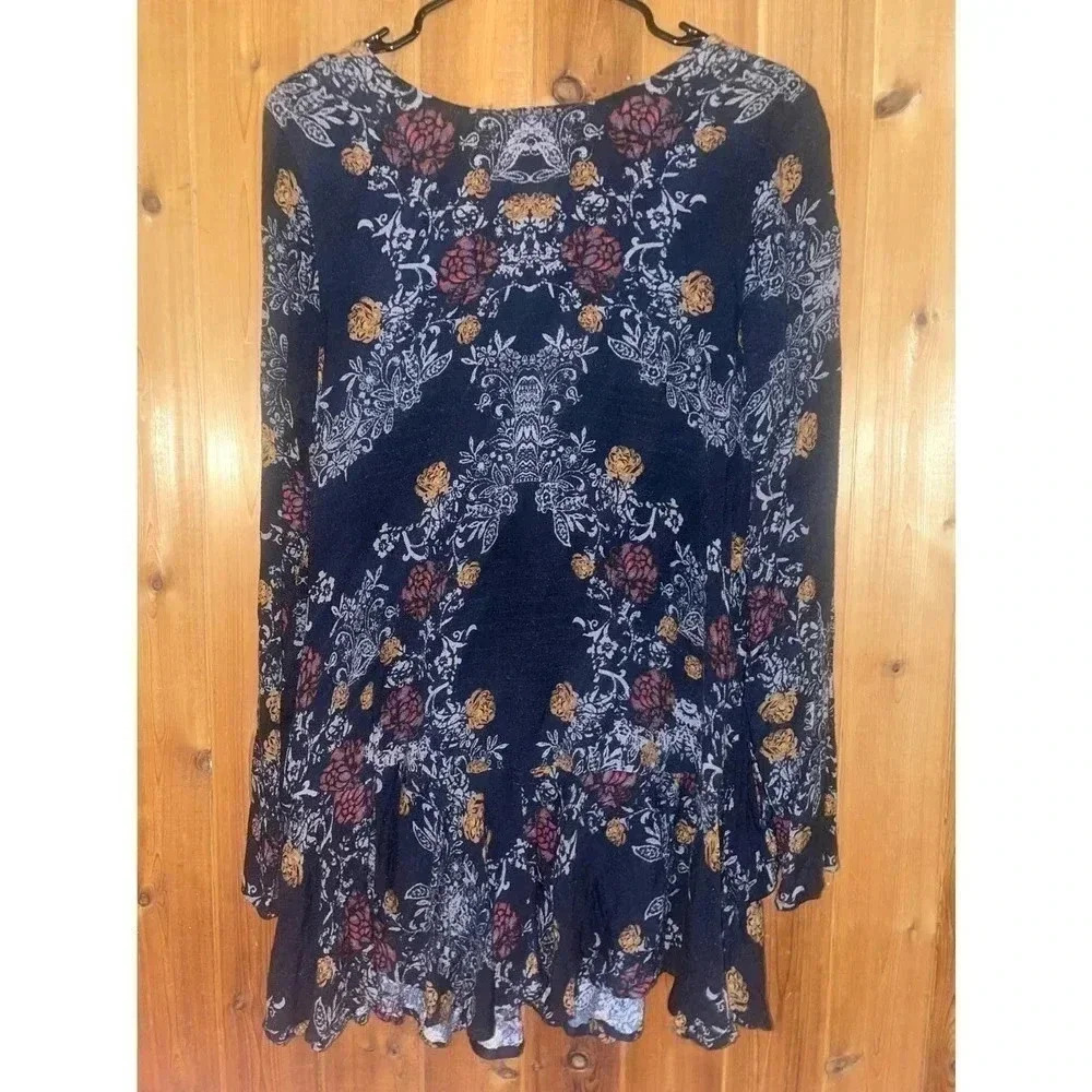 Free People Womens Cutout Blouse Size Medium